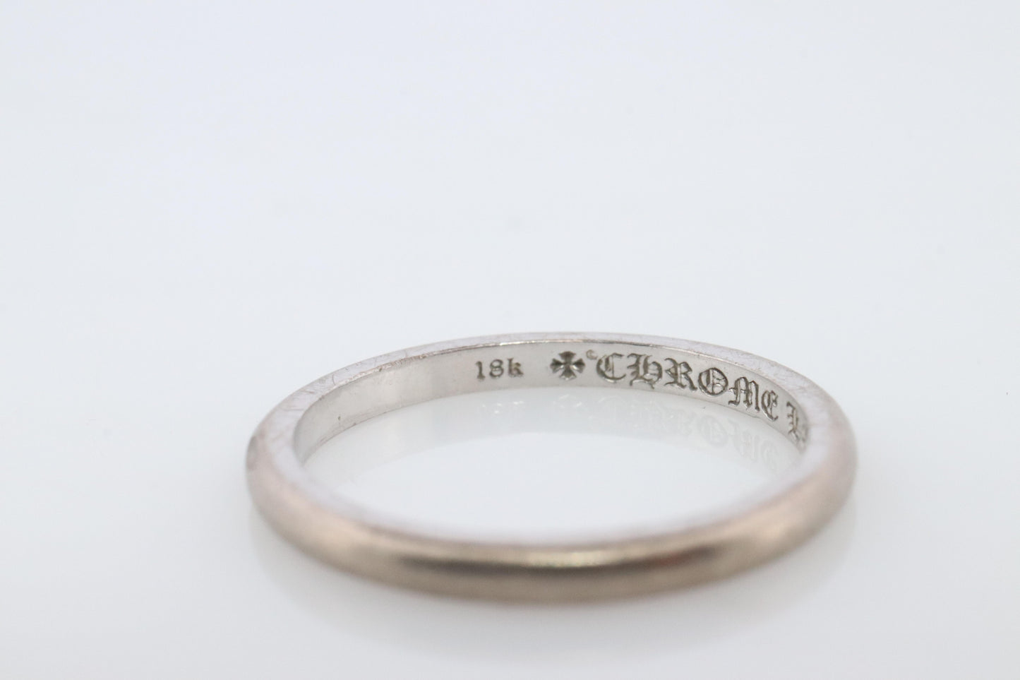 Chrome Hearts Bubblegum 18k 750 WG Band. Chrome Hearts BBLGM 2mm Wedding Band