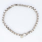 Tiffany & Co. Bracelet. Venetian Square Link Love Sterling Silver Chain Bracelet