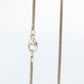 Tiffany and Co Open Heart Pendant. 18k and Sterling Silver