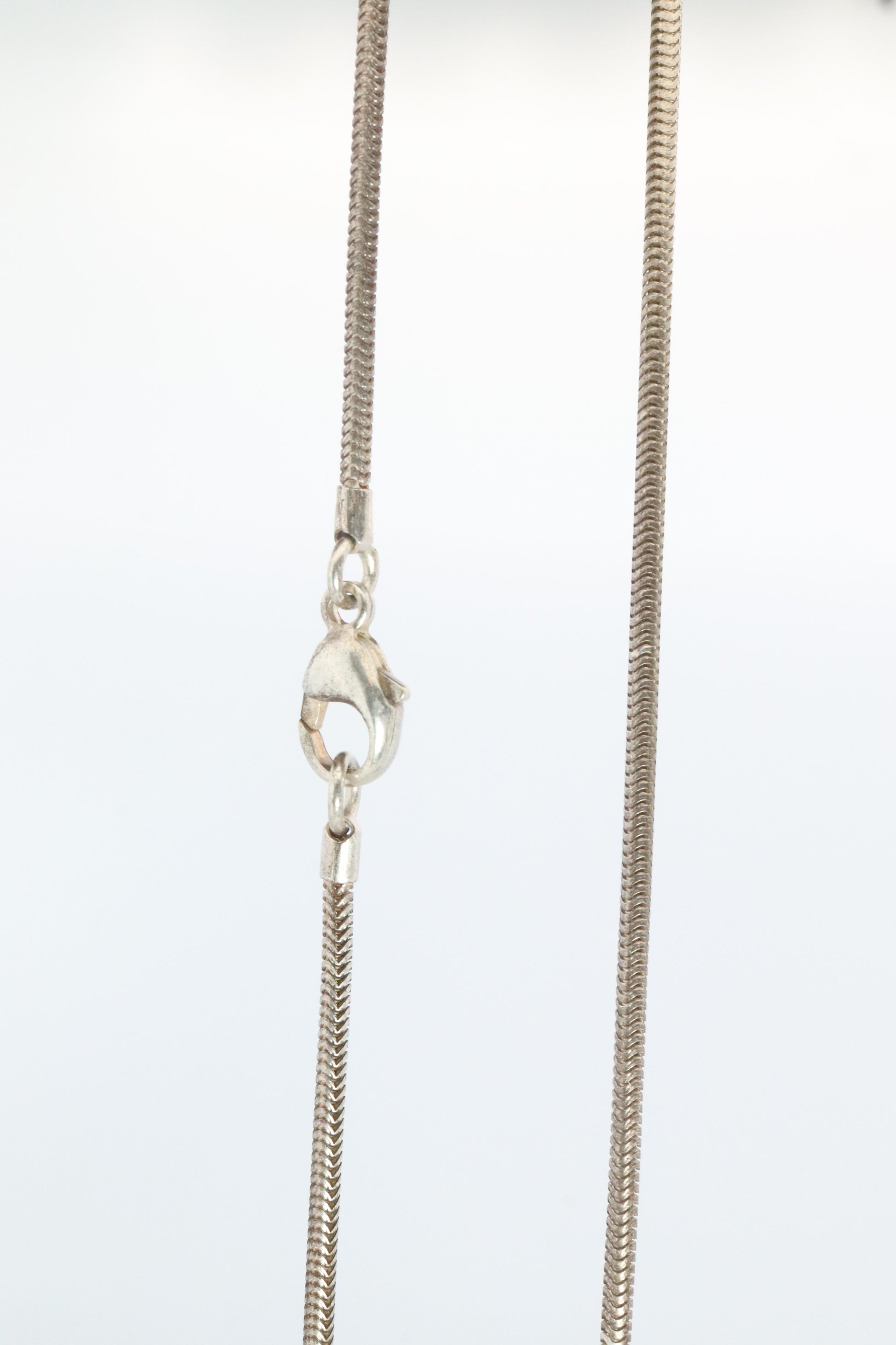 Tiffany and Co Open Heart Pendant. 18k and Sterling Silver