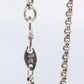 Vintage GUCCI Necklace. 925 sterling Heart Blind for Love Pendant
