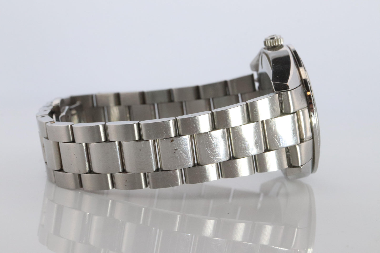 MOVADO Watch. Diamond Bezel Ladies Movado Datron Heritage Series