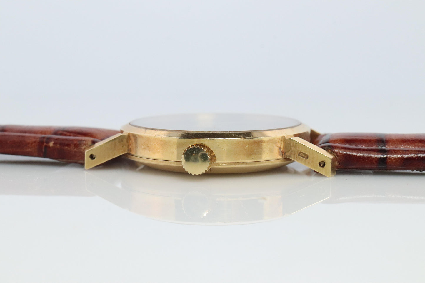 Genuine 18k Rolex Watch. 18k YG Rolex CELLINI 4109 Round Wrist Watch