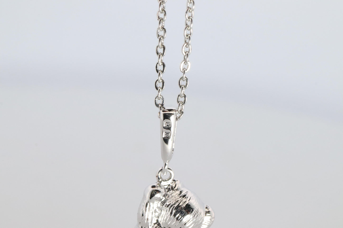 Mikimoto Pendant Sterling Silver. Mikimoto Teddy Bear Pearl Pendant Necklace.