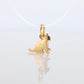 18k POMELATTO Charm. 18k DODO Kitten Cat Heart Pendant Bracelet Charm.