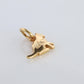 18k POMELATTO Charm. 18k DODO Kitten Cat Heart Pendant Bracelet Charm.