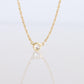 Vintage Tiffany Co Necklace Elsa Peretti Diamond by the Yard 0.14ct Solitaire 1P