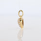 Genuine Cartier Pave Diamond Pendant. 18k YG Diamond Pave Heart Pendant Charm