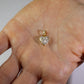 Genuine Cartier Pave Diamond Pendant. 18k YG Diamond Pave Heart Pendant Charm