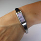 Vintage GUCCI 1500L Quartz Wrist Watch. Gucci Silver Pink MOP Bangle Watch