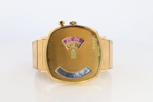 GUCCI Grip Roulette YA157416 Watch. Gold Tone Gucci 157.3 WristWatch