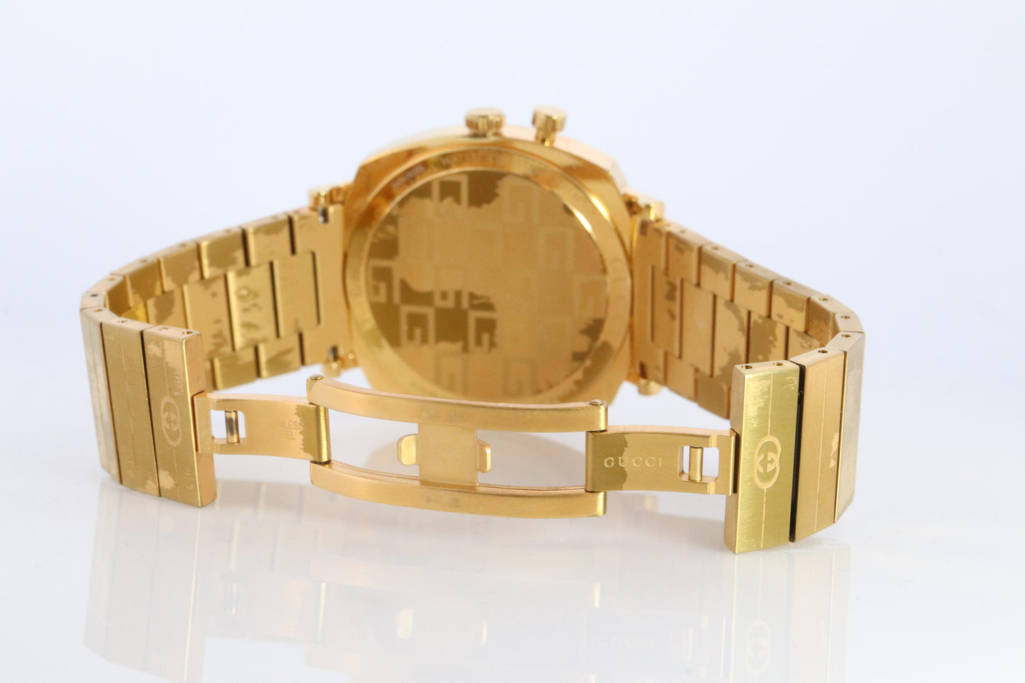 GUCCI Grip Roulette YA157416 Watch. Gold Tone Gucci 157.3 WristWatch