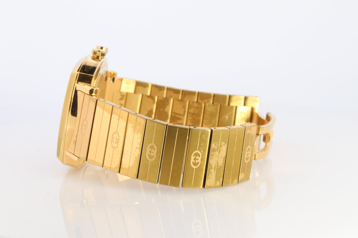 GUCCI Grip Roulette YA157416 Watch. Gold Tone Gucci 157.3 WristWatch