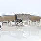 Tiffany and Co East and West Watch. Ladies Navy Blue T&Co Tank wristwatch.