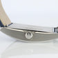 Tiffany and Co East and West Watch. Ladies Navy Blue T&Co Tank wristwatch.
