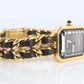 Chanel Watch. Genuine Chanel Premiere XL Ladies WristWatch. Plaque and Leather