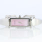Vintage GUCCI 1500L Quartz Wrist Watch. Gucci Silver Pink MOP Bangle Watch