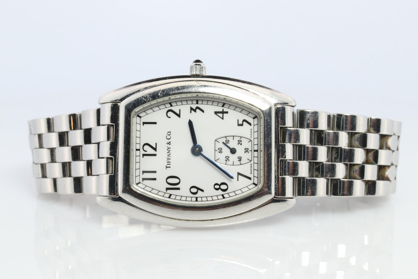 Tiffany and Co Tonneau Classic Watch. Tiffany Ladies Quartz Watch.