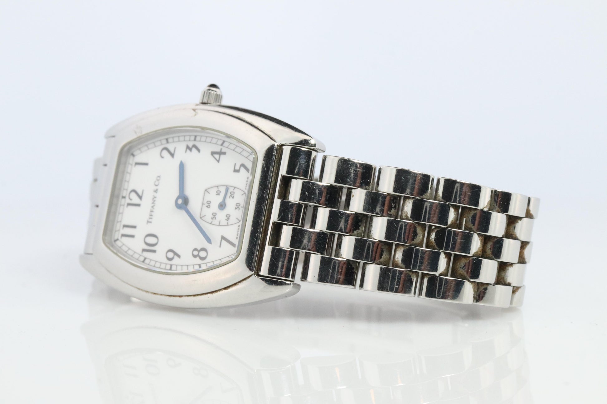 Tiffany and Co Tonneau Classic Watch. Tiffany Ladies Quartz Watch.