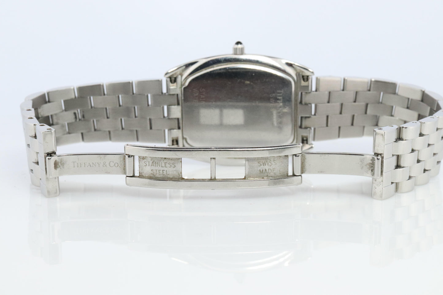 Tiffany and Co Tonneau Classic Watch. Tiffany Ladies Quartz Watch.