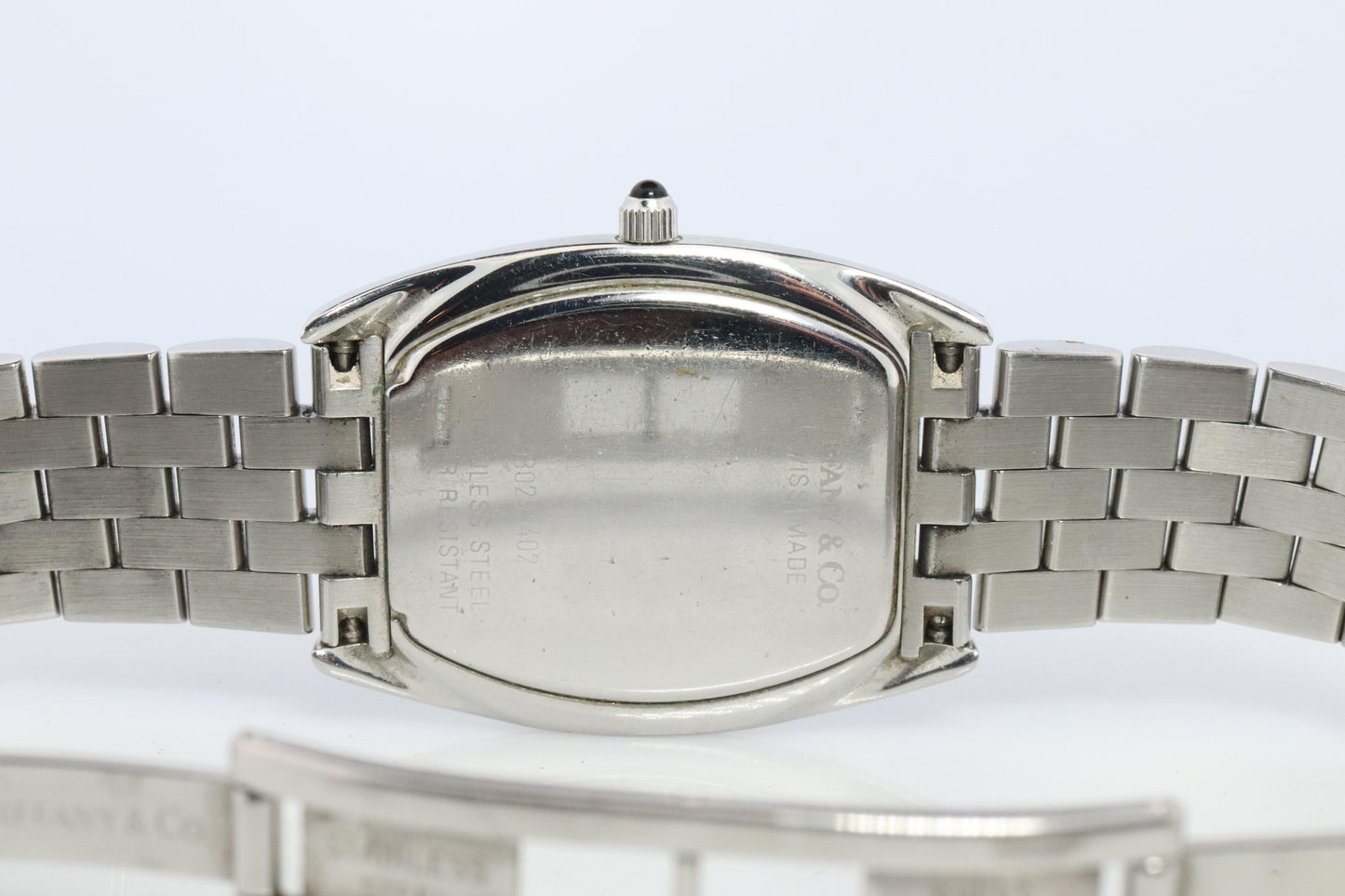 Tiffany and Co Tonneau Classic Watch. Tiffany Ladies Quartz Watch.