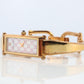 Vintage GUCCI 1500L Quartz Wrist Watch. Gucci Gold tone LOGO Bangle Watch