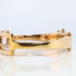 Vintage GUCCI 1500L Quartz Wrist Watch. Gucci Gold tone LOGO Bangle Watch