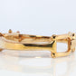 Vintage GUCCI 1500L Quartz Wrist Watch. Gucci Gold tone LOGO Bangle Watch