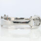 Vintage GUCCI 1500L Quartz Wrist Watch. Gucci Silver Black Dial Bangle Watch