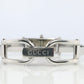 Vintage GUCCI 1500L Quartz Wrist Watch. Gucci Silver Black Dial Bangle Watch