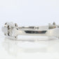 Vintage GUCCI 1500L Quartz Wrist Watch. Gucci Silver Black Dial Bangle Watch