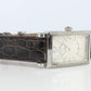 Tiffany and Co Diamond Gallery Watch. T&Co T0906 Diamond Bezel Tank Wristwatch.