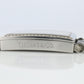 Tiffany and Co Diamond Gallery Watch. T&Co T0906 Diamond Bezel Tank Wristwatch.