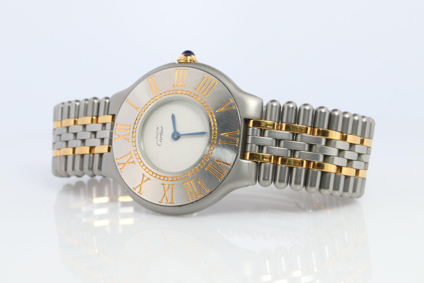 Genuine Cartier Watch. Must de Cartier 21 Stainless Steel 31mm Quartz Watch.