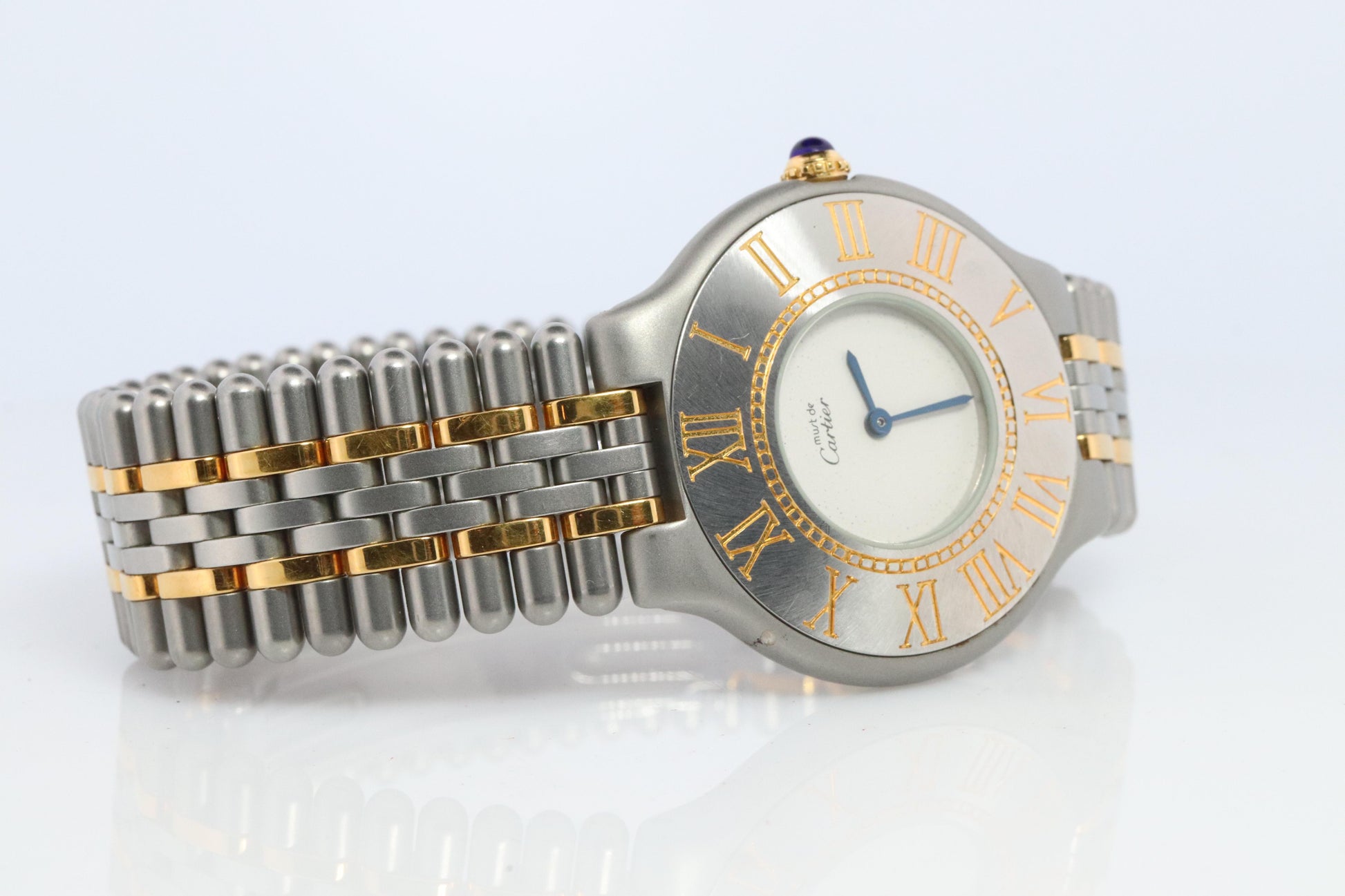 Genuine Cartier Watch. Must de Cartier 21 Stainless Steel 31mm Quartz Watch.