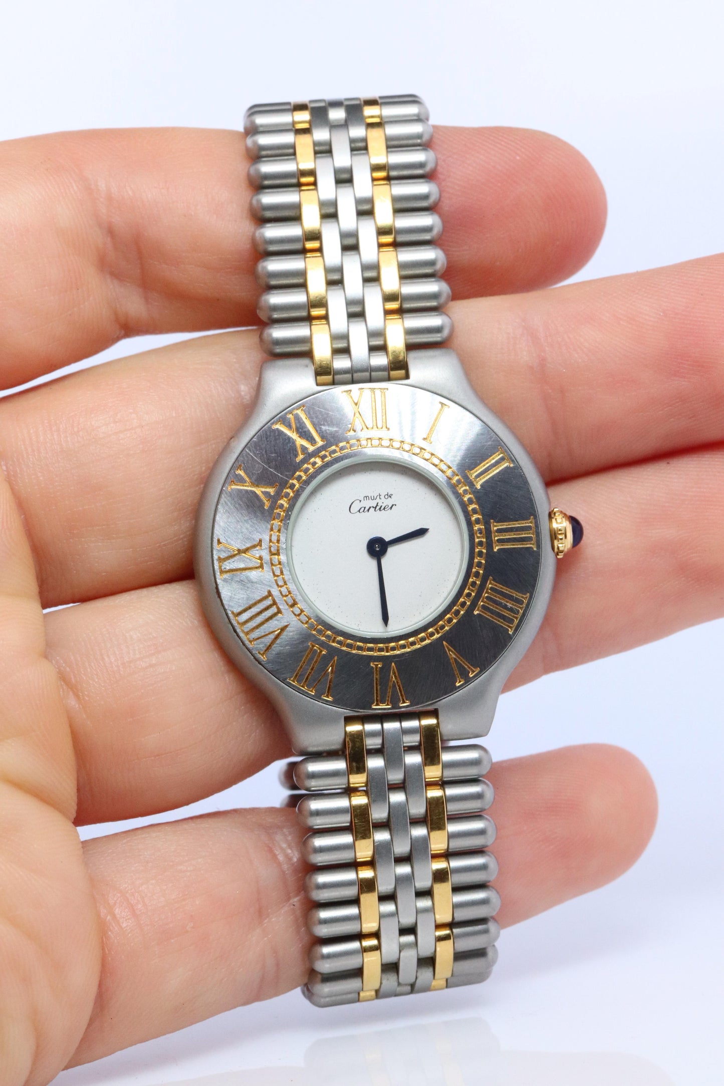 Genuine Cartier Watch. Must de Cartier 21 Stainless Steel 31mm Quartz Watch.