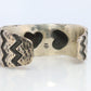 Dian Malouf Cuff Bracelet. Wide Heart Heavy sterling Silver Cuff Bracelet