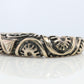Dian Malouf Cuff Bracelet. Wide Heart Heavy sterling Silver Cuff Bracelet