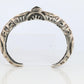 Dian Malouf Cuff Bracelet. Wide Heart Heavy sterling Silver Cuff Bracelet