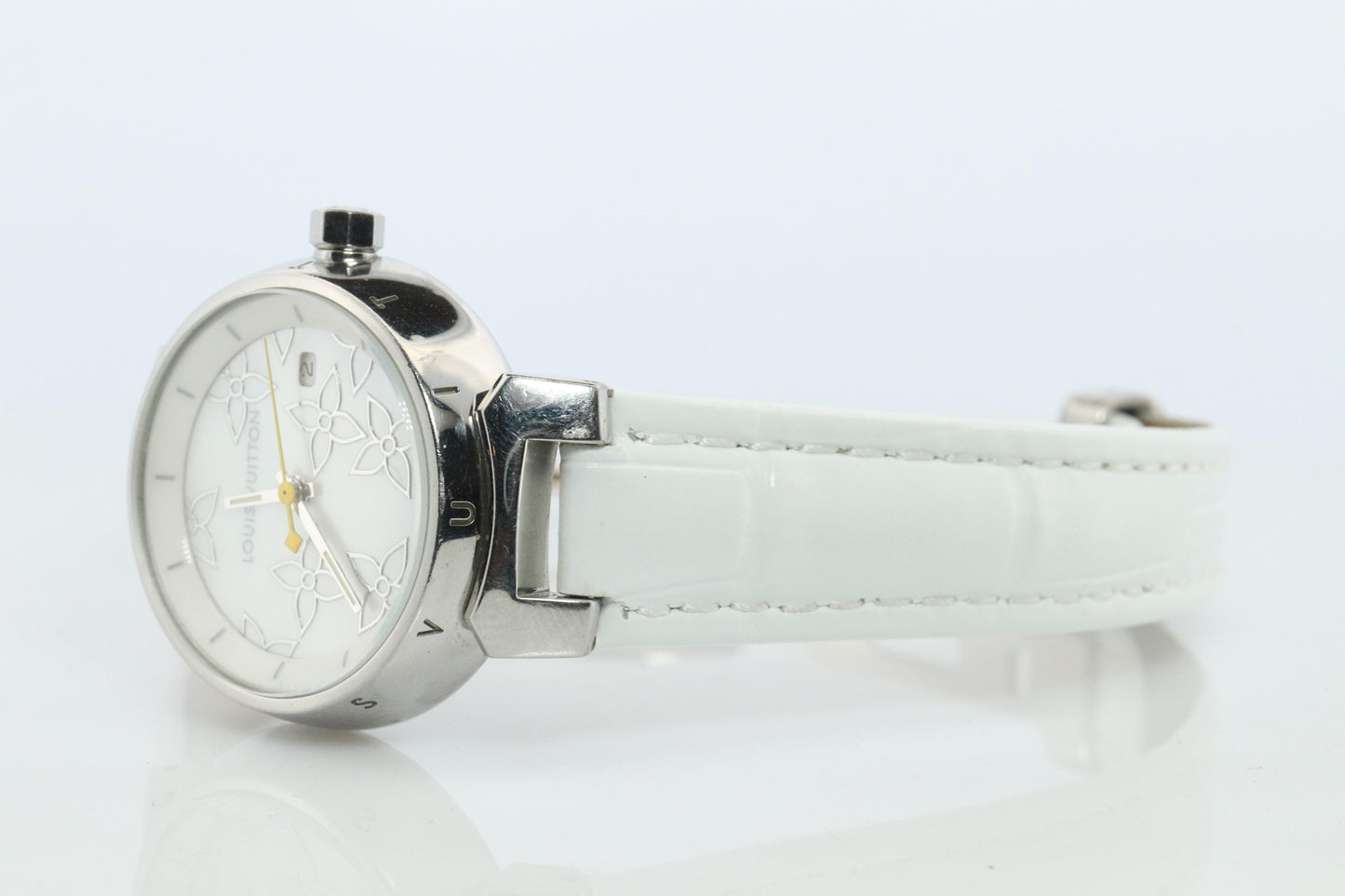Louis Vuitton Watch. LV Tambour Cup Q121C MOP Dial Quartz