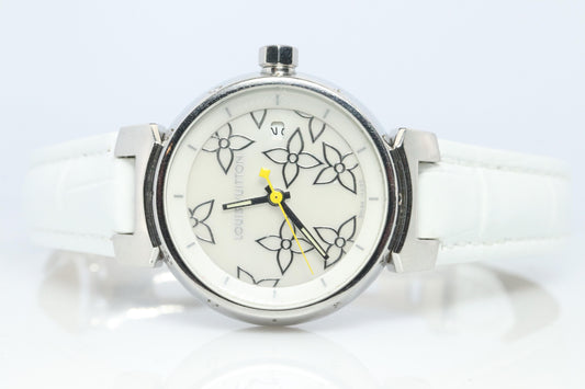 Louis Vuitton Watch. LV Tambour Cup Q121C MOP Dial Quartz