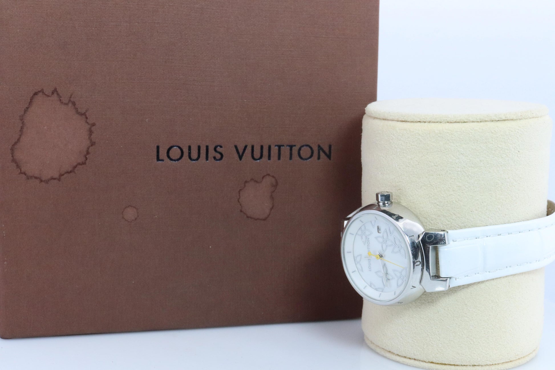 Louis Vuitton Watch. LV Tambour Cup Q121C MOP Dial Quartz