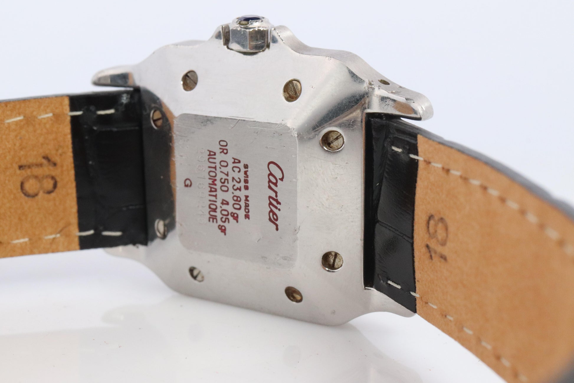 Vintage Cartier Santos Carree Watch. Santos de Cartier 2961