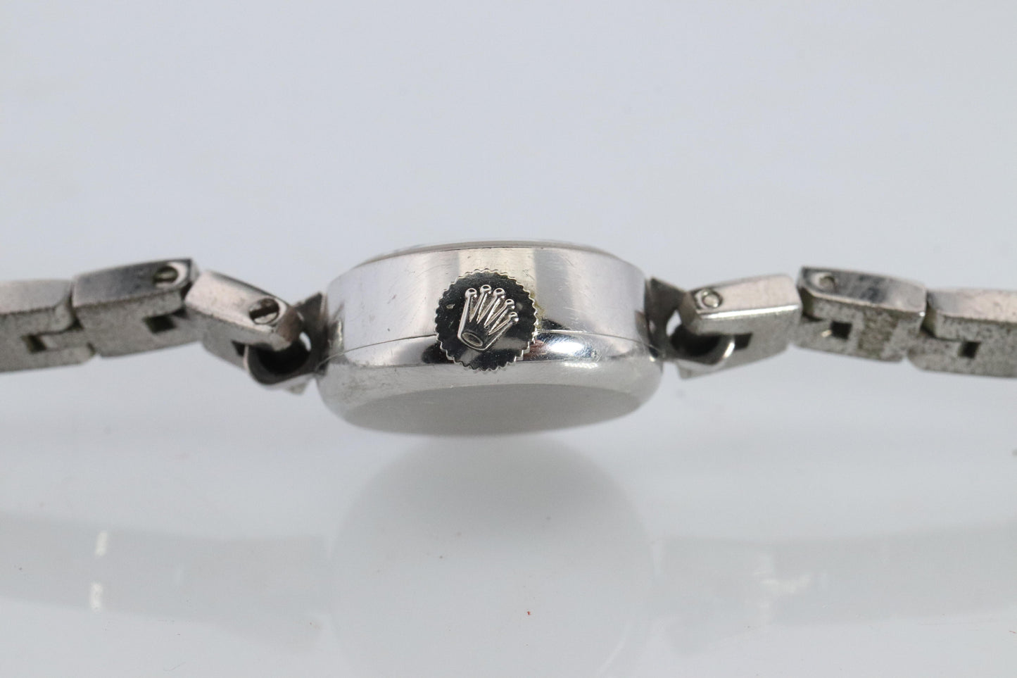 Genuine 18k Rolex Watch. 18k WG Ladies 2633 Dainty 1970s Ladies Rolex