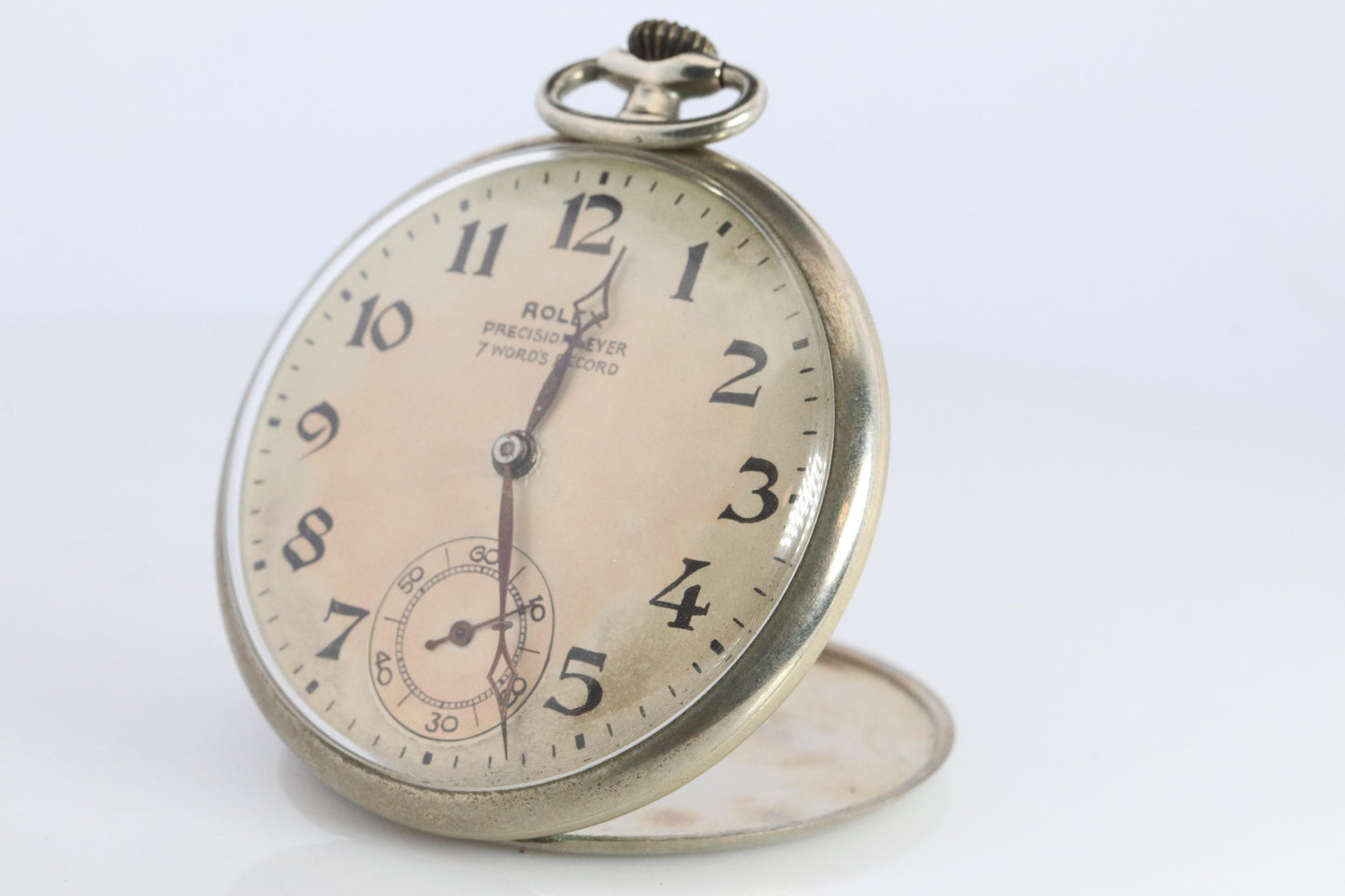 Rolex Pocket Watch. Antique Rolex Precision Lever 7 World's Records