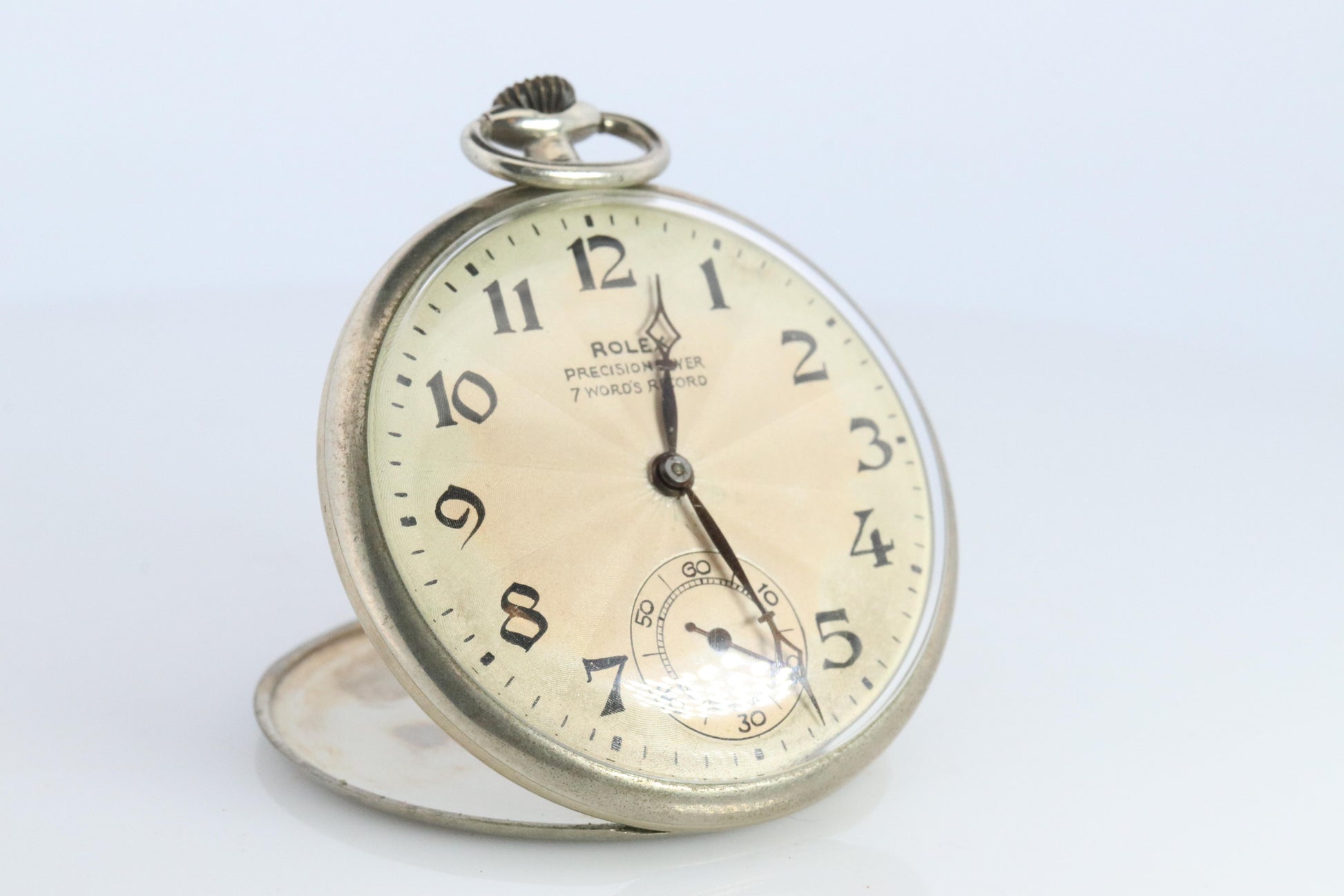Rolex Pocket Watch. Antique Rolex Precision Lever 7 World's Records