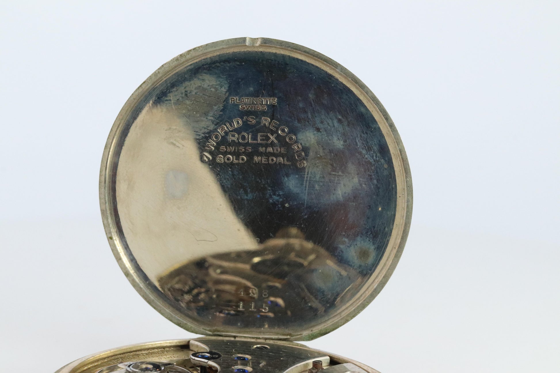 Rolex Pocket Watch. Antique Rolex Precision Lever 7 World's Records