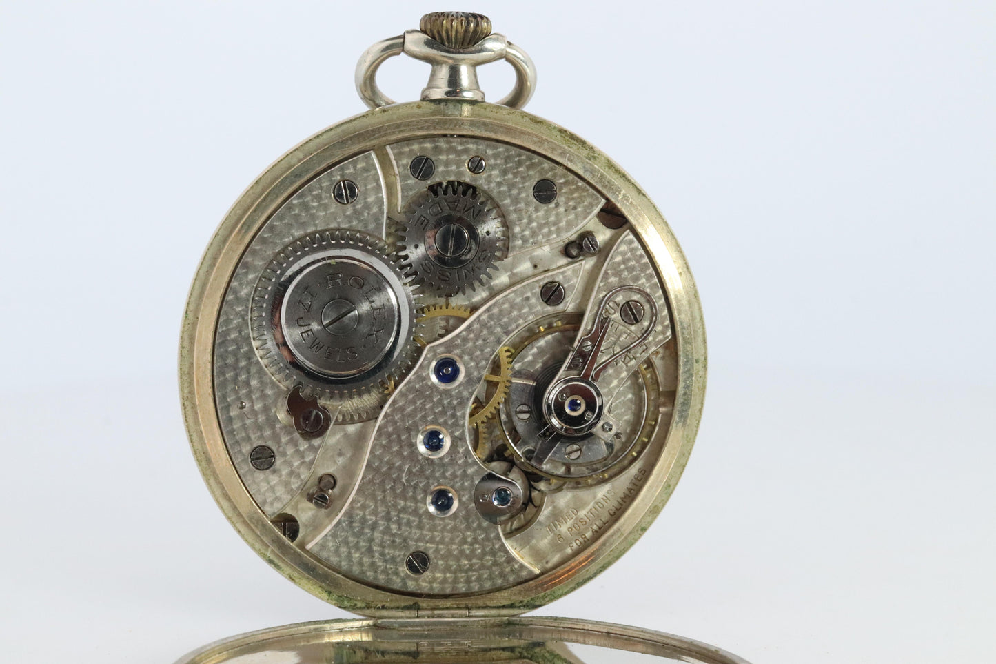 Rolex Pocket Watch. Antique Rolex Precision Lever 7 World's Records