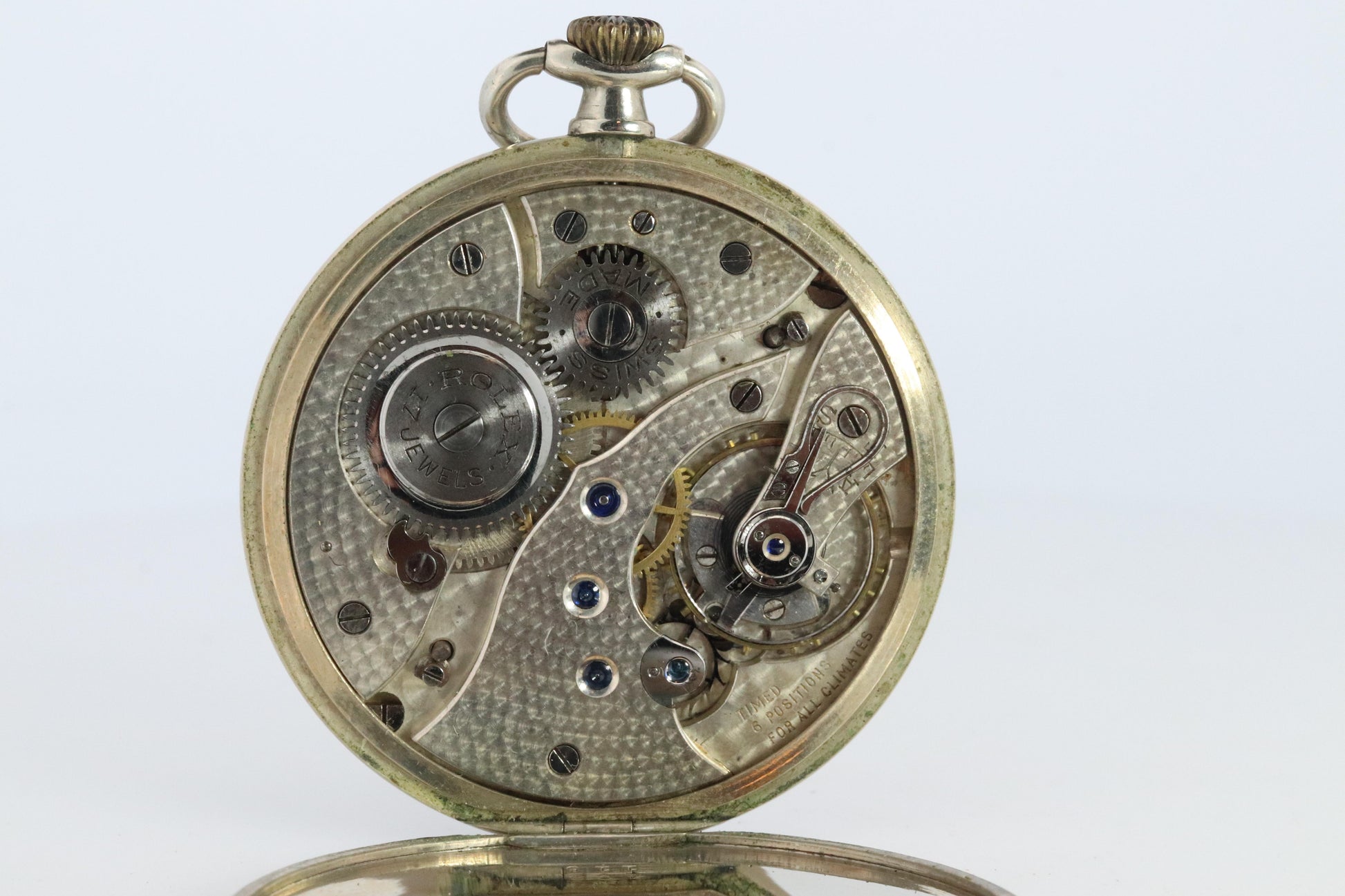Rolex Pocket Watch. Antique Rolex Precision Lever 7 World's Records