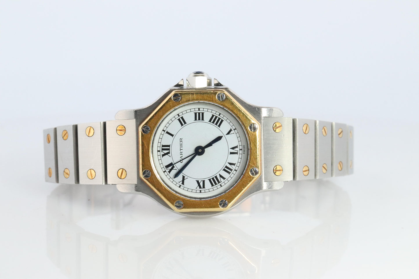 Vintage Cartier Santos 0907 Automatic 25mm Watch Santos de Cartier Octo SM